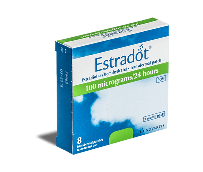 ESTRADOT patch mat 100 mcg/24h 24 pce