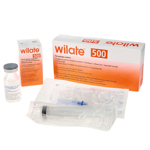 WILATE subst sèche 500 UI c solv flac