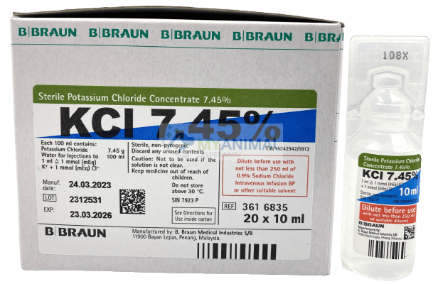 KCL 7,45% Sintetica, concentrato per soluzione per infusione
