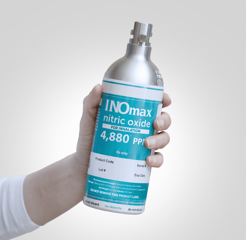 INOmax 800 ppm, Gas zur medizinischen Anwendung, druckverdichtet