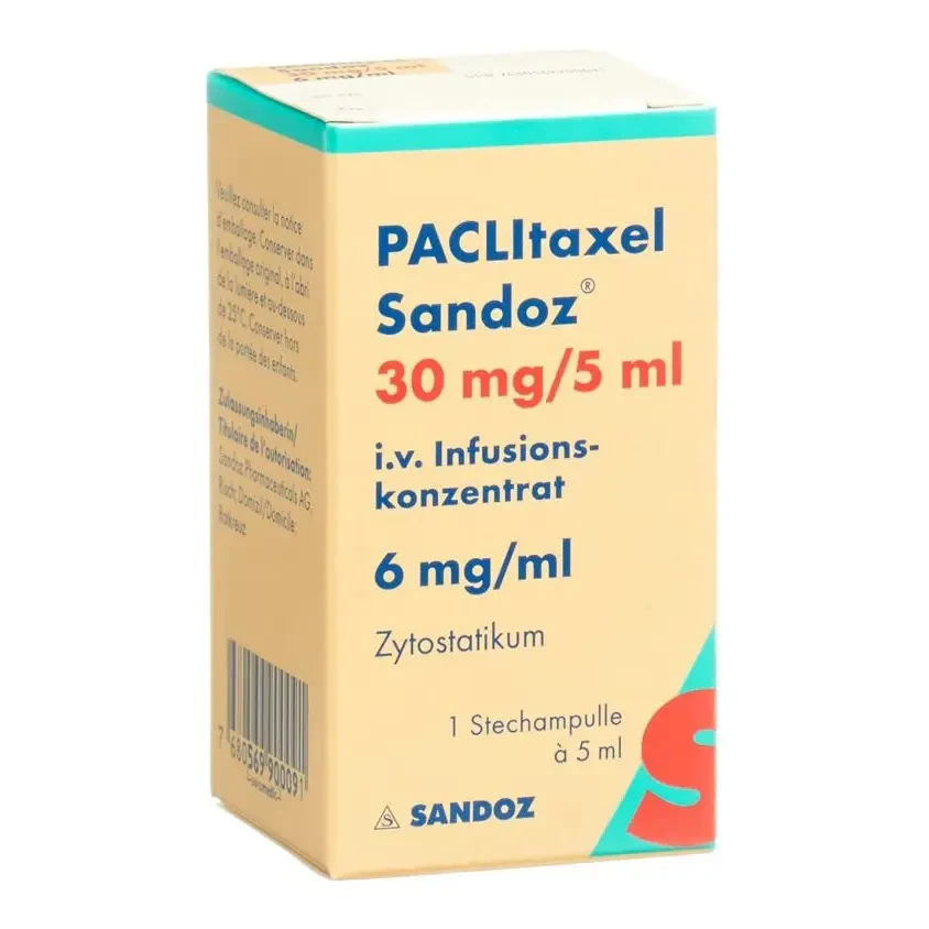 Paclitaxel Sandoz 600 mg/100 mL, Infusionskonzentrat