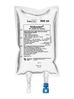 Voluven 6 % balanced, Infusionslösung
