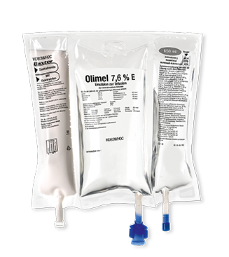 OLIMEL 7,6 % mit Elektrolyte, Infusionsemulsion