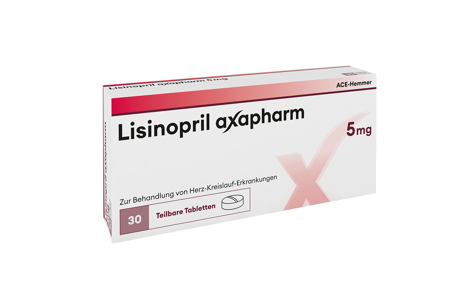 LISINOPRIL axapharm cpr 5 mg 100 pce