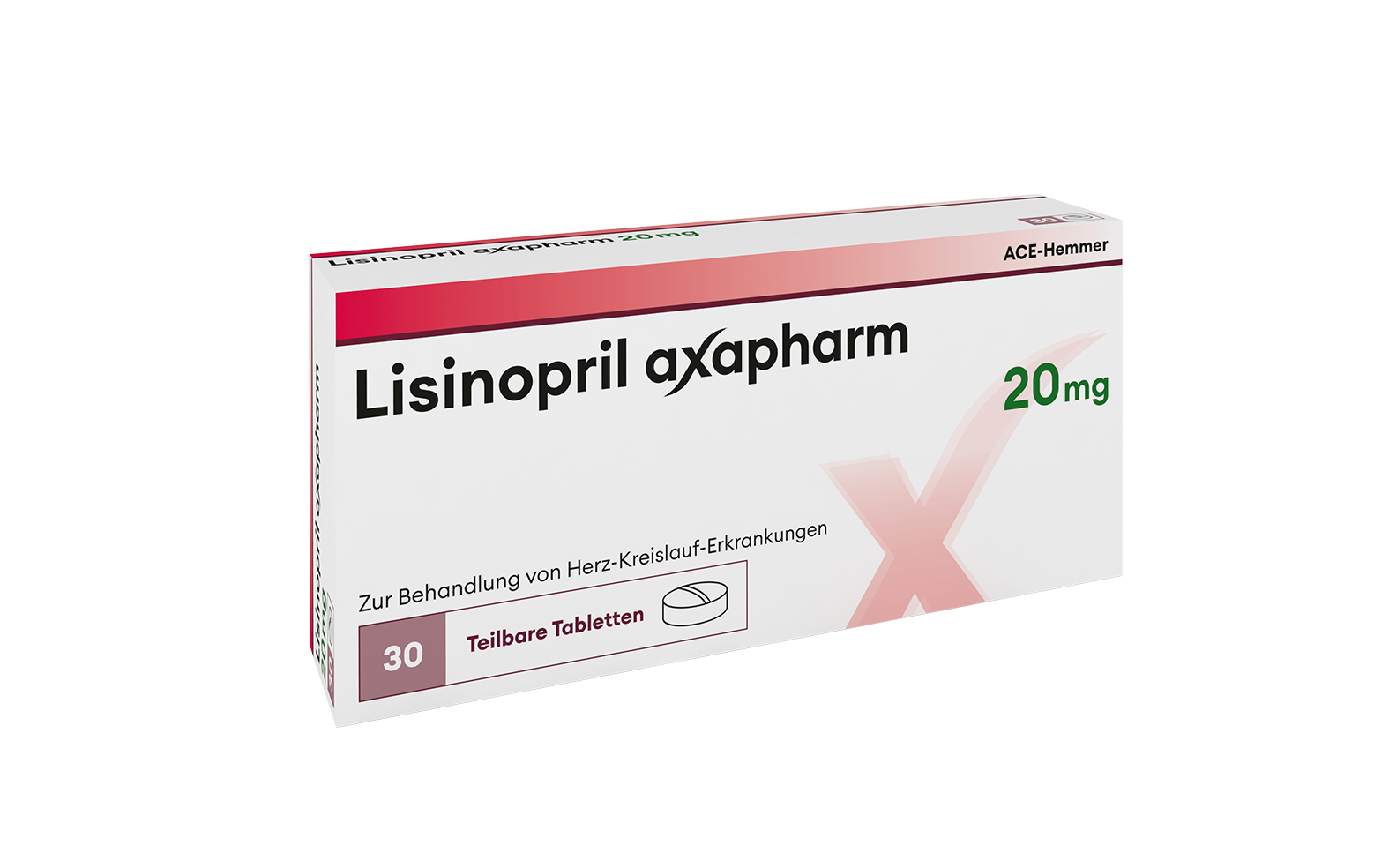 LISINOPRIL axapharm cpr 20 mg 30 pce