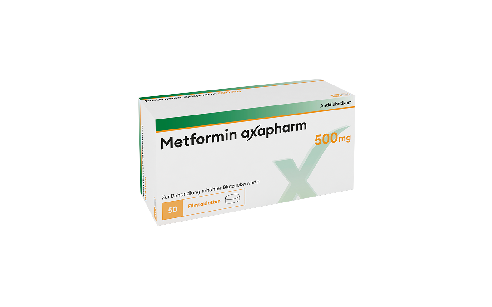 Metformine Axapharm, cpr pell 500 mg , 100 pce