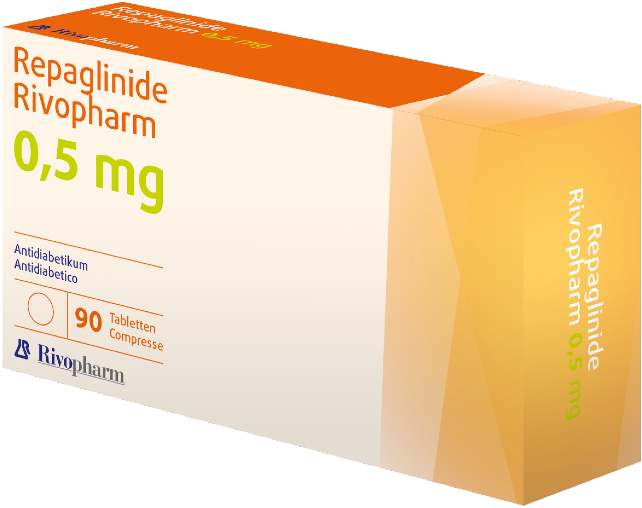 REPAGLINIDE Rivopharm cpr 1 mg 90 pce