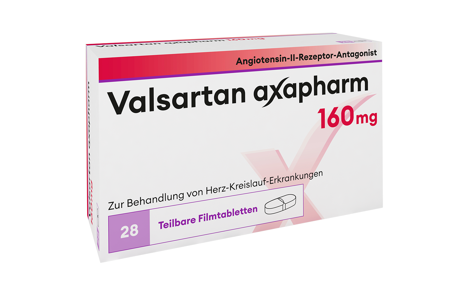 Valsartan HCT axapharm 160/25 mg, Filmtabletten
