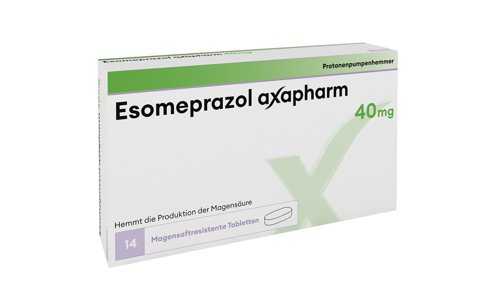 Esomeprazol Axapharm 40 mg, magensaftresistente Tabletten