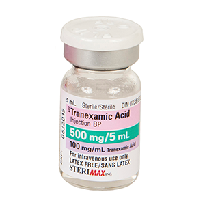 Acide tranexamique Stragen 500 mg/5ml, solution injectable