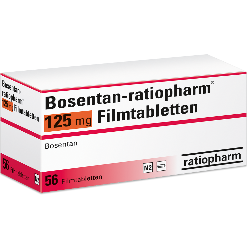 Bosentan-Mepha 125 mg, Filmtabletten