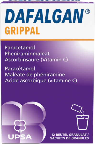 Dafalgan Grippal, Granulat zur Herstellung einer Lösung zum Einnehmen