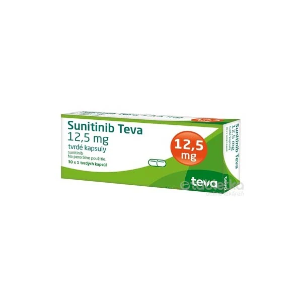 SUNITINIB Teva caps 50 mg 28 pce