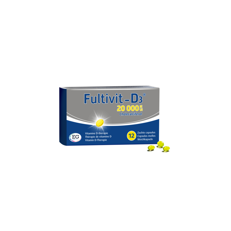 Vitamin D3 Streuli 20`000 I.E. Weichkapseln