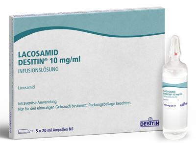 Lacosamid Desitin 10 mg / ml, Infusionslösung