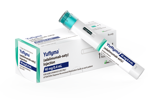 YUFLYMA 40 mg/0.4ml ser pré protège-aiguille 2 pce