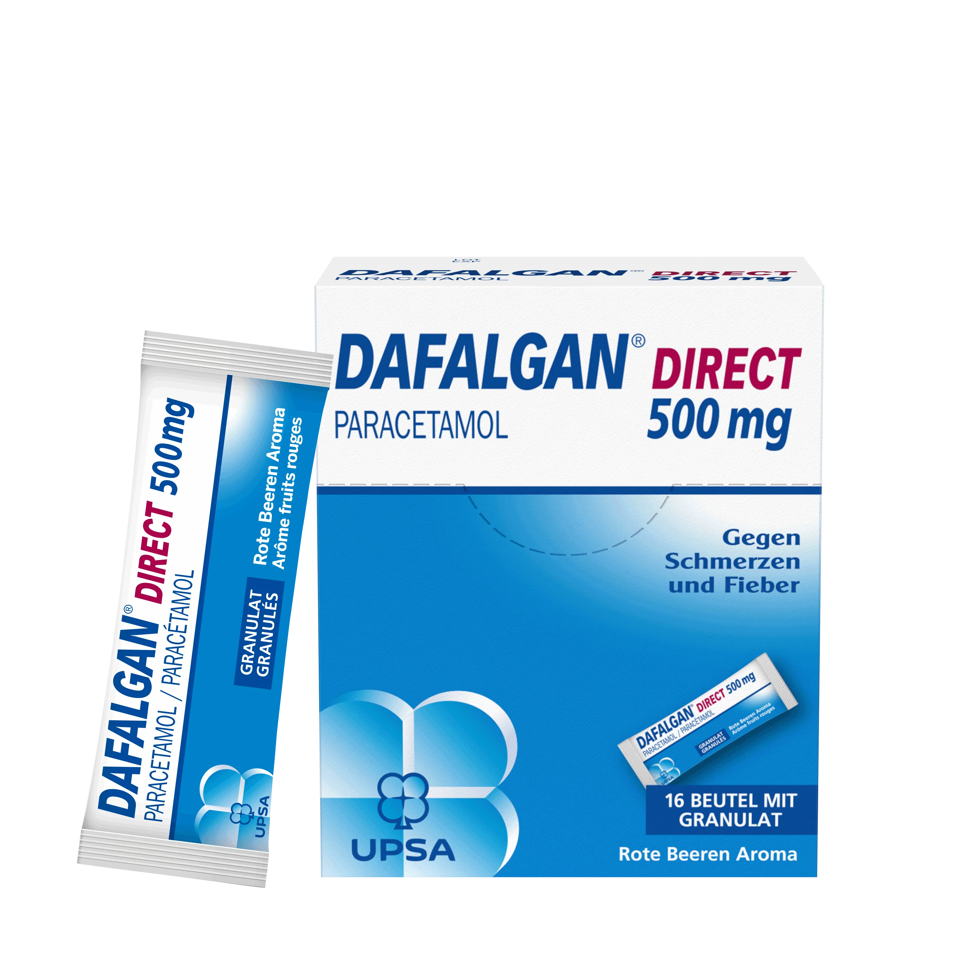 Dafalgan Direct 500 mg (Grapefruit), Granulat