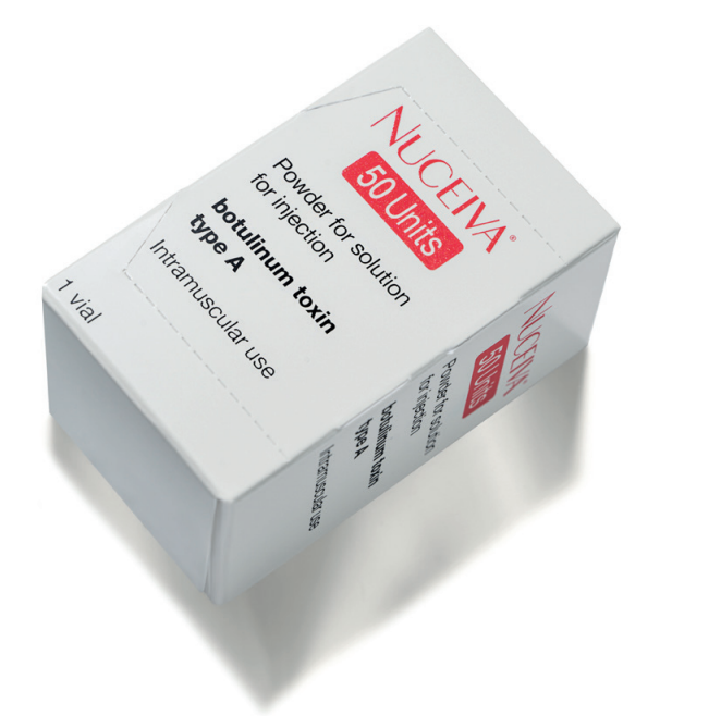 Nuceiva 50 Units, Pulver zur Herstellung einer Injektionslösung