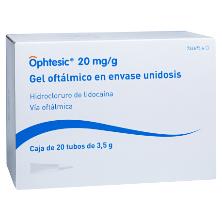 Ophtesic 20 mg/g, gel ophtalmique en récipient unidose