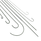 Straight And Curved Double Flexible Tipped Wire Guide, 1 Each