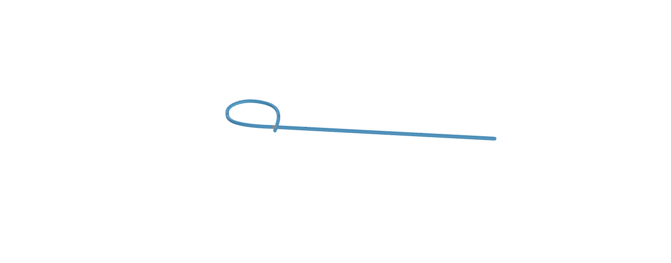 Ultrathane Mac-loc Locking Loop Biliary Drainage Catheter, 1 Each