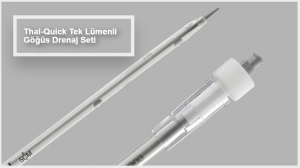 Thal-quick Double Lumen Chest Tube Set, 1 Set