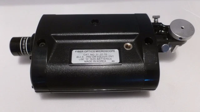 Fiber Inspection Microscope, 1 Each